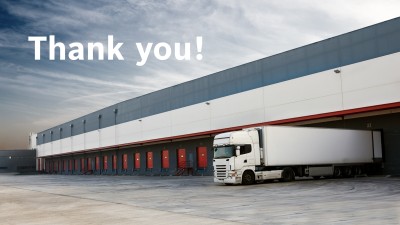 A parked Truck during Coronavirus